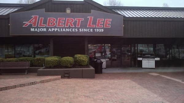 Outside view of the Albert Lee Bellevue appliance store